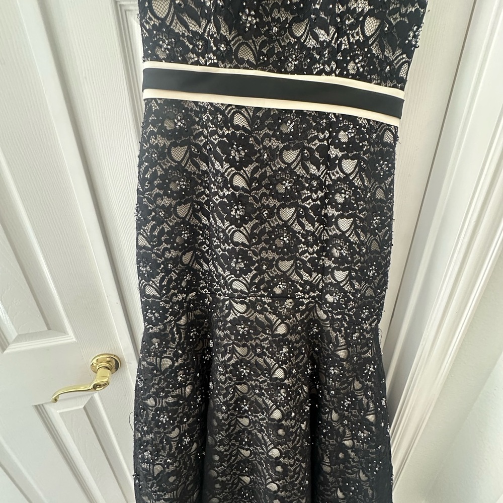 Christian Michele Black Gown size 12 - Picture 4 of 9